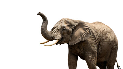 Obraz premium Elephant Isolated with a Transparent Background Image