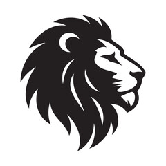 Obraz premium Lion Head Logo Vector Design