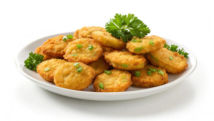 Fototapeta premium deep fried pickles
