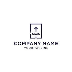Obraz premium SaaS Company Logo Template Design Element.