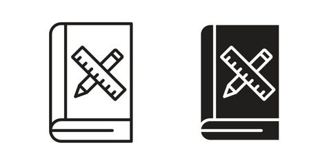 Brand guidelines icon - editable stroke vector illustration eps10.