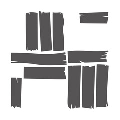 Dark gray wooden planks arranged in abstract pattern timber texture