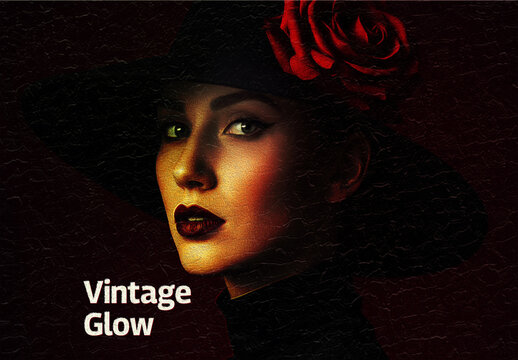 Vintage Glow Photo Effect