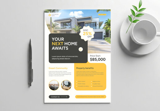 Modern Real Estate Flyer Template