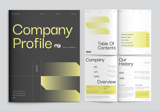Modern Corporate Company Profile Brochure Template