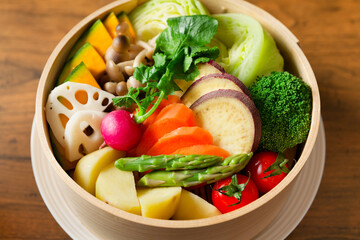 野菜のせいろ蒸し