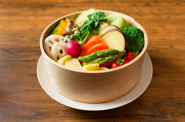 野菜のせいろ蒸し