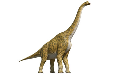 Isolated Giraffatitan brancai dinosaur, large extinct sauropod, Jurassic, fossil record © Rowan