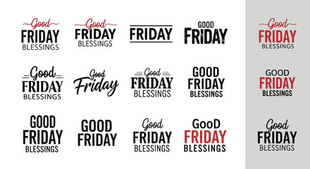 Good friday blessings quotes and typography designs © G D Kajol