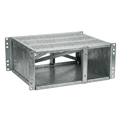 Galvanized metal rack data center infrastructure server shelf industrial equipment storage platform