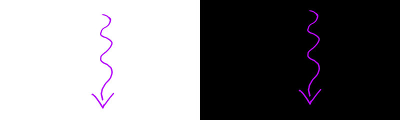 Purple Wavy Comet Fireworks Trail Night Sky Dark Background © Zain