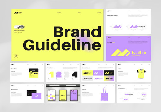 Brand Guidelines Template Presentation Layout