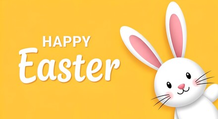 Fototapeta premium Easter rabbit, easter Bunny. Vector illustration