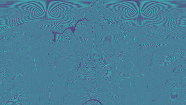 Abstract stereogram optical illusion pattern in blue and purple shades creating hidden 3D depth perception digital artwork