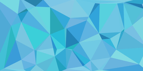 Obraz premium Digital blue diamond blue Low-Poly concept. triangulated texture. Design 3d. diamond concept