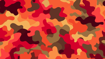 Military camouflage seamless pattern illustration showcasing tactical strategy artwork in a detailed vector format