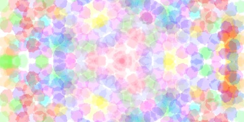 Colorful pastel watercolor brush stains, watercolor spots
