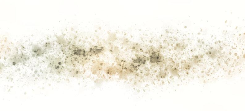 Set of abstract bright orange watercolor water splash on a white background. Vector watercolour texture in salad color. Ink paint brush stain. Bright orange splatters spot. Watercolor pastel splash