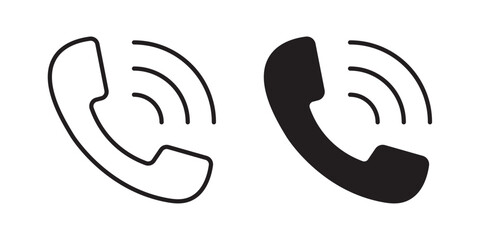 Obraz premium Phone icon symbol set. Icon design vectors