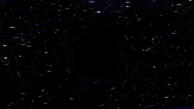 the black hole gravity Lens (Loop)