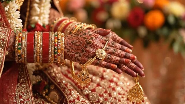 henna tattoo on the hand