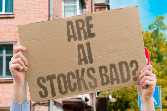 "Are AI Stocks Bad?" Investors are debating whether AI stocks are overvalued and heading for a correction. AI. STOCKS. MARKET. INVEST. OVERVALUE.
