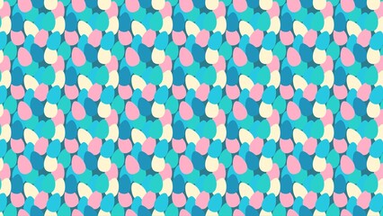 Cute Easter Egg Holiday Background