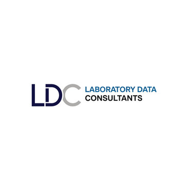 Laboratory Data Consultants LDC logo design company profile.
