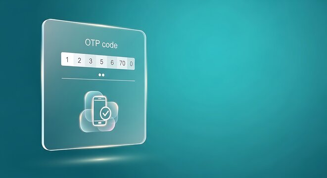Secure mobile authentication with OTP code verification