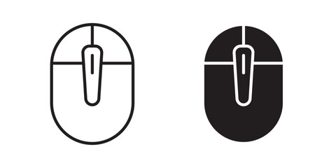 Mouse icon vector illustration designs pack. EPS10