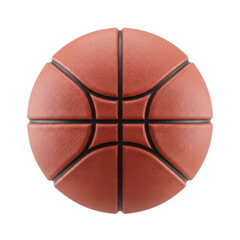 Basketball isolated on black background