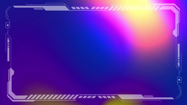 Purple gradient abstract digital animation in 4K futuristic technology background.