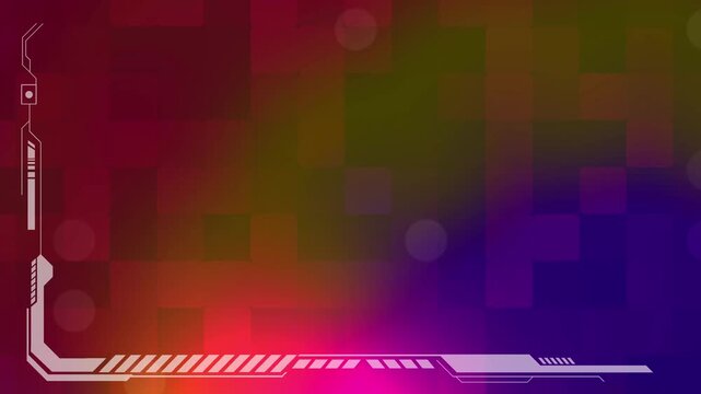 Colorful spiral gradient animation in 4K abstract futuristic background.