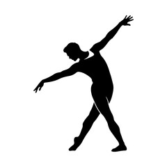 Silhouette of a Male Ballet Dancer in Motion. © Erik