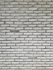 White brick wall texture background