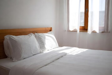Fototapeta premium bedroom with bed