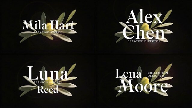 Elegant Clean Lower Third Titles