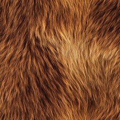 Fototapeta premium Closeup Dense Reddishbrown Plush Fur