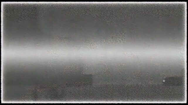 Old retro static black sand white noise signal grain background television screen texture icon evokes vintage static haze and faded border with tactile gritty surface and muted horizontal banding old