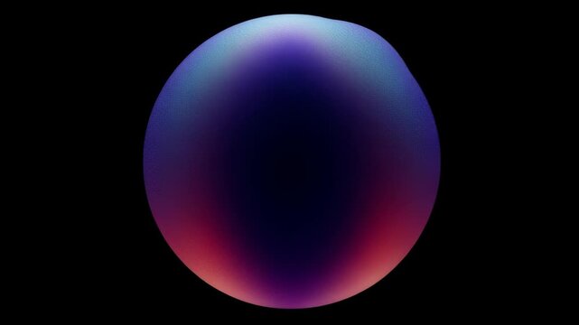 Abstract blue purple ring looping loop animation moon astronomy illustration black background round beat glowing orb with soft gradient and subtle textured surface evoking motion and rhythm