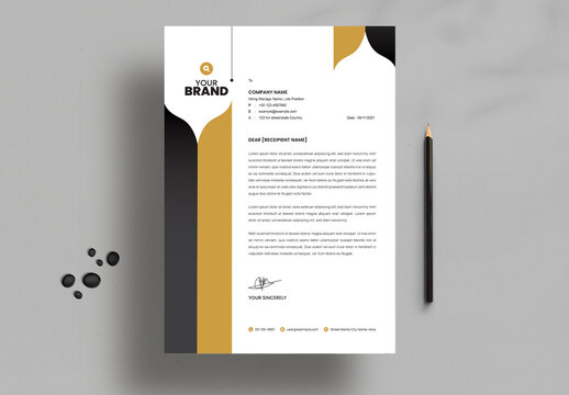 Business Letterhead Design Layout