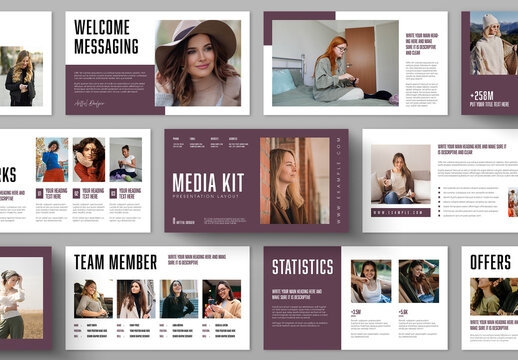 Professional Media Kit Presentation Template