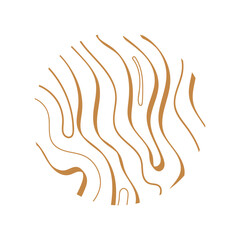 Abstract Wood Grain Circle
