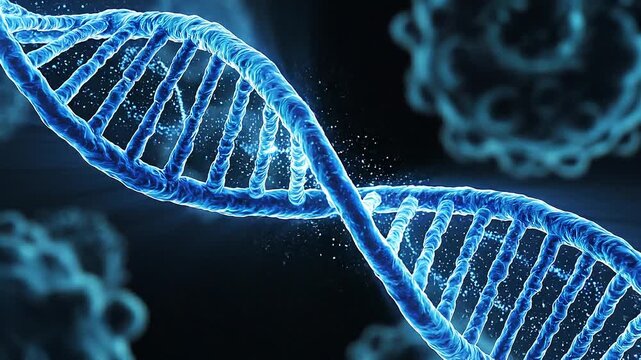 DNA Double Helix Animation in 4K