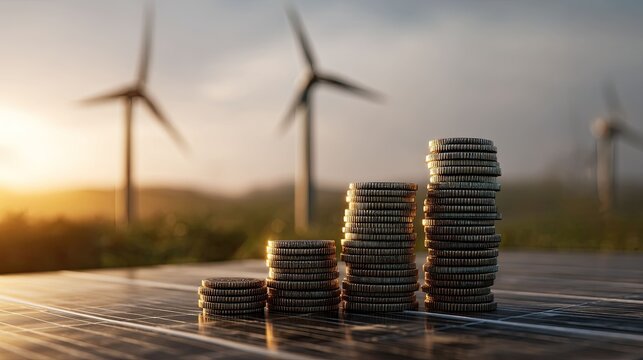Renewable energy investment wind farm finance growth sustainable future scenic economic viability