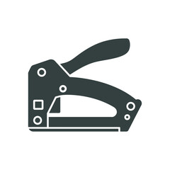 Black stapler with handle and base office