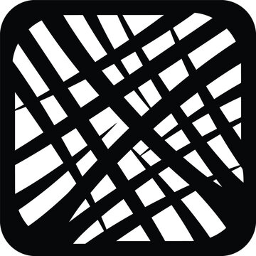 Abstract intersecting lines geometric grid pattern.
