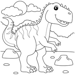 Obraz premium coloring pages for kids vector background 04