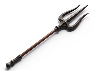 Fototapeta premium A tool used for farming or gardening, placed on a clean surface