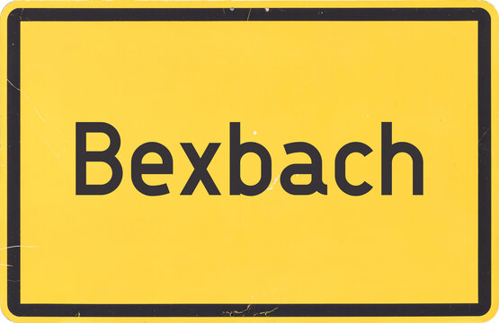 Ortsschild Bexbach